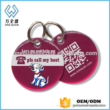 Promotional Cheap Bone Shape Metal Pet Tag Tag Badge